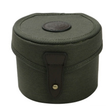 New Design Canvas and Genuine Leather fly Reel Case